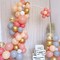 106 GOLD DUSTY ROSE PEACH BALLOONS Garland Arch Party Decorations Kit Events